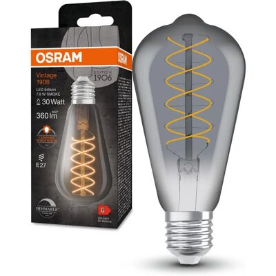 Osram Osram Edison Vintage 1906 Espiral Ahumada LED Lámpara - Lámpara LED Osram Osram Edison Vintage 1906 Espiral Ahumada LED Lámpara - Lámpara LED