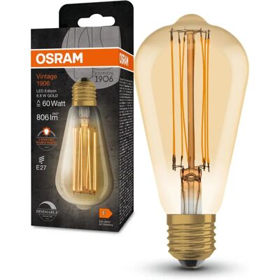 Osram Edison ST64 - Vintage LED Lamp - 60W - E27 - Warm White Osram Edison ST64 - Vintage LED Lamp - 60W - E27 - Warm White