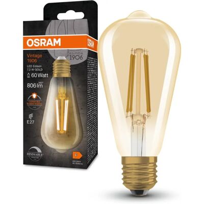 OSRAM Vintage Gold LED Glühbirne - E27 7.2W - Glühbirne OSRAM Vintage Gold LED Glühbirne - E27 7.2W - Glühbirne