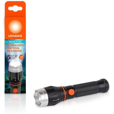 LEDVANCE 4099854175800 Linterna táctica - IP22, Blanco frío LEDVANCE 4099854175800 Linterna táctica - IP22, Blanco frío