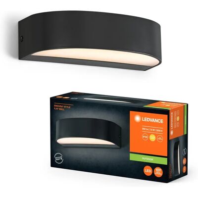 Ledvance Endura Style IP65 Wand Ilay Dunkelgrau - Wandleuchte Ledvance Endura Style IP65 Wand Ilay Dunkelgrau - Wandleuchte