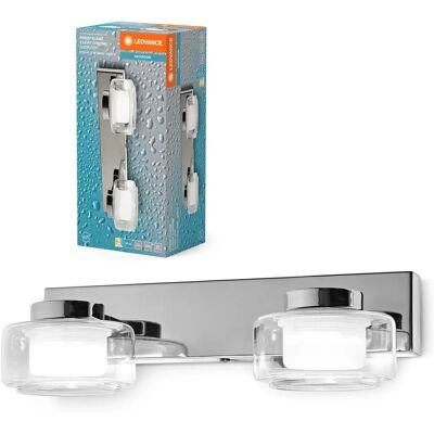 LEDVANCE Orbis Flame 2x5,5W Click CCT IP44 Chrom - Wand- und Deckenlampe LEDVANCE Orbis Flame 2x5,5W Click CCT IP44 Chrom - Wand- und Deckenlampe