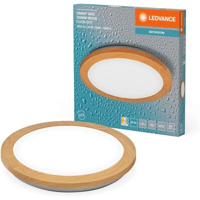 LEDVANCE Holzdekor Orbis Disc 30 cm 22 W Click CCT IP44 LEDVANCE Holzdekor Orbis Disc 30 cm 22 W Click CCT IP44