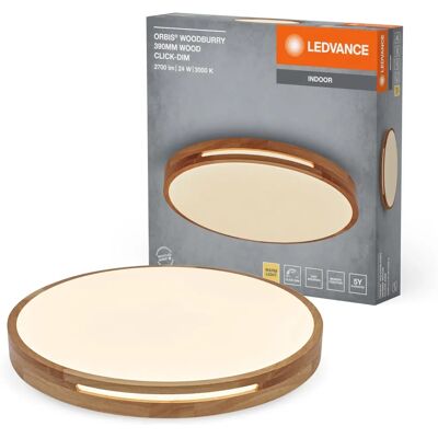 LEDVANCE Woodburry 390mm 24W Ciepła biel ścienna/sufitowa lampa - Lampa ścienna i sufitowa LEDVANCE Woodburry 390mm 24W Ciepła biel ścienna/sufitowa lampa - Lampa ścienna i sufitowa
