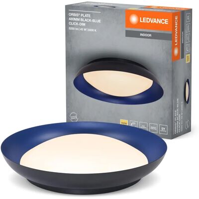 LEDVANCE Orbis Plaque 480 mm 45 W 830 Click DIM Noir et Bleu - lampe murale et de plafond - Publicité LEDVANCE Orbis Plaque 480 mm 45 W 830 Click DIM Noir et Bleu - lampe murale et de plafond - Publicité