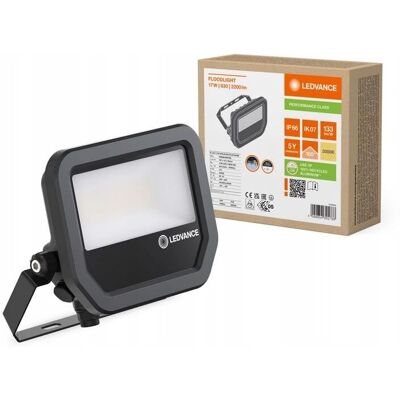 Ledvance Flomlys 20P - IP66 17W 3000K Aluminium Svart Ledvance Flomlys 20P - IP66 17W 3000K Aluminium Svart