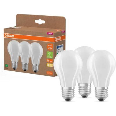 OSRAM Lámpara LED E27 Blanco Cálido - 3.8W/60W OSRAM Lámpara LED E27 Blanco Cálido - 3.8W/60W