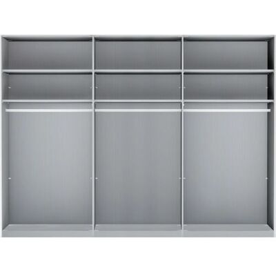 Wiemann Denver Kleiderschrank - 3-türig, 295cm Breit, Grau Wiemann Denver Kleiderschrank - 3-türig, 295cm Breit, Grau