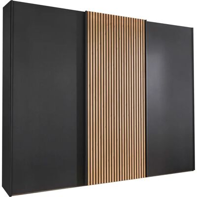 Wiemann Denver Kleiderschrank - 3 Schiebetüren, 278,9cm x 236cm - grau Wiemann Denver Kleiderschrank - 3 Schiebetüren, 278,9cm x 236cm - grau
