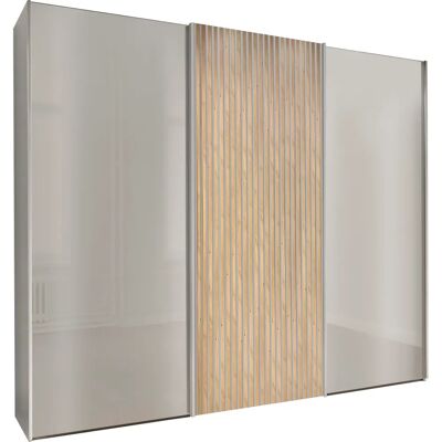 Wiemann Denver Beiger Schwebetürenschrank - 3 Regale, Hochwertige Türen Wiemann Denver Beiger Schwebetürenschrank - 3 Regale, Hochwertige Türen