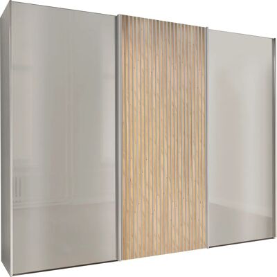 WIEMANN Denver beiger Schrank - hochwertige Glasschiebetüren WIEMANN Denver beiger Schrank - hochwertige Glasschiebetüren