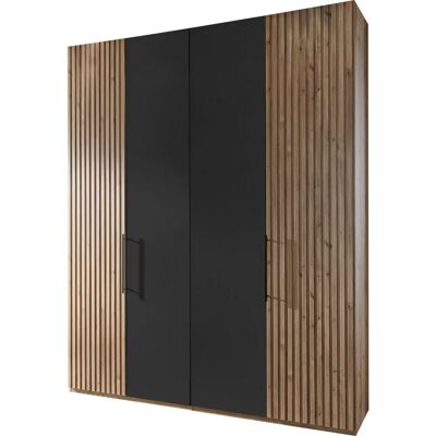 Wiemann Denver Kleiderschrank - 4-türig, Braun, Holz Wiemann Denver Kleiderschrank - 4-türig, Braun, Holz