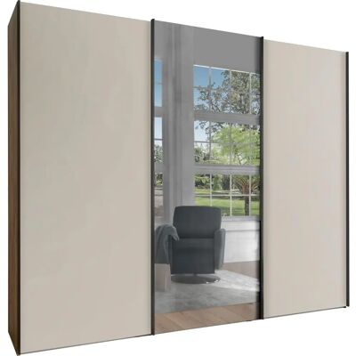 WIEMANN Monaco Kleiderschrank - 3 Türen, Verstellbare Einlegeböden, Spiegeltür WIEMANN Monaco Kleiderschrank - 3 Türen, Verstellbare Einlegeböden, Spiegeltür