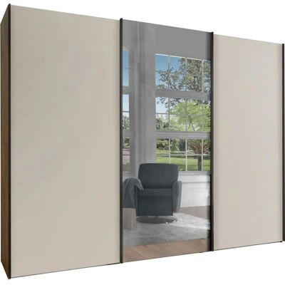 WIEMANN Monaco Schrank - 3 Türen, Einstellbare Regale, Spiegel WIEMANN Monaco Schrank - 3 Türen, Einstellbare Regale, Spiegel