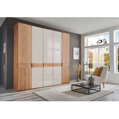 WIEMANN Cardiff Kleiderschrank - Glas Weiß, Massivholz, 246cm WIEMANN Cardiff Kleiderschrank - Glas Weiß, Massivholz, 246cm