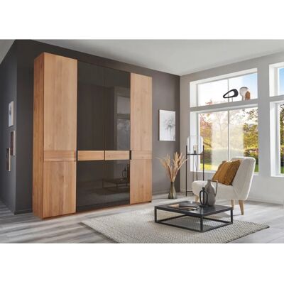 WIEMANN Cardiff Kleiderschrank - 4 Regale, Glastüren, Hergestellt in Deutschland WIEMANN Cardiff Kleiderschrank - 4 Regale, Glastüren, Hergestellt in Deutschland