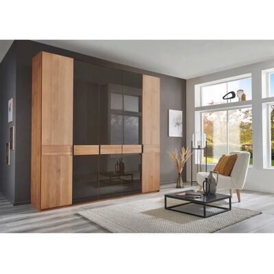 Wiemann Cardiff Kleiderschrank - Glas & Massivholztüren Wiemann Cardiff Kleiderschrank - Glas & Massivholztüren