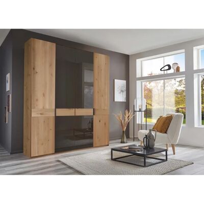 WIEMANN Cardiff Drehtürenschrank - 4-tür, Glas, Braun WIEMANN Cardiff Drehtürenschrank - 4-tür, Glas, Braun