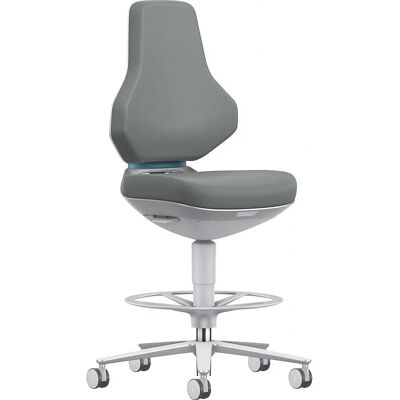 Chaise de travail stérile TEXON de bimos avec roulettes freinées et anneau de soutien - Publicité Chaise de travail stérile TEXON de bimos avec roulettes freinées et anneau de soutien - Publicité
