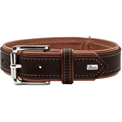 Hunter Lädersnöre Hundhalsband - 50-56cm, 3,5cm Bred - Tyskland Hunter Lädersnöre Hundhalsband - 50-56cm, 3,5cm Bred - Tyskland
