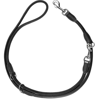 Laisse réglable Hunter - Cuir canadien doux et rond - Fabriqué en Allemagne - Publicité Laisse réglable Hunter - Cuir canadien doux et rond - Fabriqué en Allemagne - Publicité