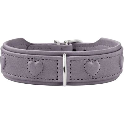 Hunter Soho X Love XS Flieder-Grau Hundehalsband - Hundehalsband Hunter Soho X Love XS Flieder-Grau Hundehalsband - Hundehalsband