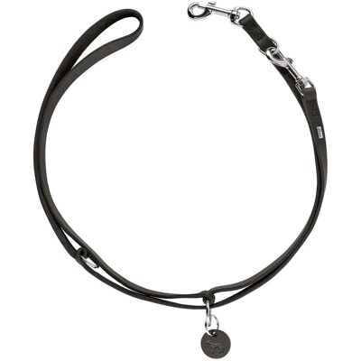 HUNTER AALBORG - schwarz - 200 cm - Rindsleder - Führleine HUNTER AALBORG - schwarz - 200 cm - Rindsleder - Führleine