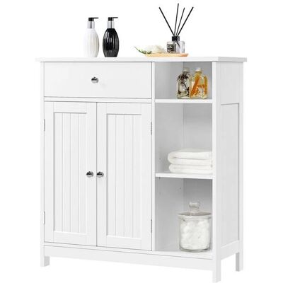 Armadio bagno Yaheetech con cassetti e mensole - Spazio bagno e cucina Armadio bagno Yaheetech con cassetti e mensole - Spazio bagno e cucina