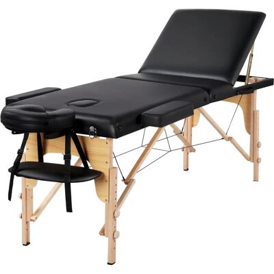 Yaheetech Massageliege mit 3 Zonen - Klappbar & Höhenverstellbar Yaheetech Massageliege mit 3 Zonen - Klappbar & Höhenverstellbar
