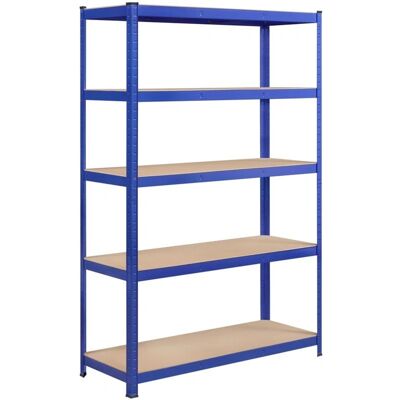 Estantería de metal y madera YAHEETECH - 5 niveles ajustables - 180x120x45cm Estantería de metal y madera YAHEETECH - 5 niveles ajustables - 180x120x45cm