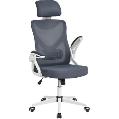 Silla de Oficina YAHEETECH con Reposacabezas y Apoyabrazos Ajustables - Ergonómica, Giratoria, Alto Respaldo Silla de Oficina YAHEETECH con Reposacabezas y Apoyabrazos Ajustables - Ergonómica, Giratoria, Alto Respaldo