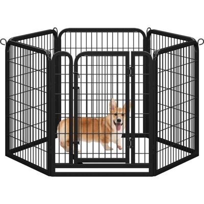 Yaheetech Jaula para Mascotas 6 Paneles Plegable Espacio Ahorro Yaheetech Jaula para Mascotas 6 Paneles Plegable Espacio Ahorro
