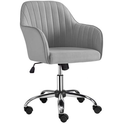 Silla de Oficina YAHEETECH - Giratoria de Terciopelo - 136kg Capacidad Silla de Oficina YAHEETECH - Giratoria de Terciopelo - 136kg Capacidad
