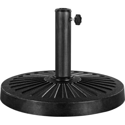 Yaheetech - Base de sombrilla de resina - 3,8/4,8 cm - Negro Yaheetech - Base de sombrilla de resina - 3,8/4,8 cm - Negro