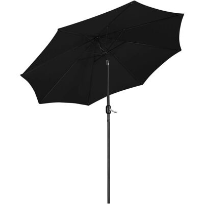 Yaheetech - Sombrilla de Patio - Negro - Paraguas exterior Yaheetech - Sombrilla de Patio - Negro - Paraguas exterior