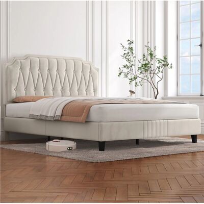 Yaheetech - Yaheetech-CamaBeige160x200 - Bed frame Yaheetech - Yaheetech-CamaBeige160x200 - Bed frame