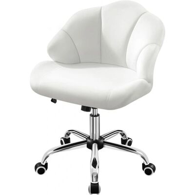 Yaheetech - Velvet - Blanco - 136 kg - Office chair Yaheetech - Velvet - Blanco - 136 kg - Office chair