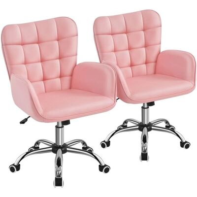 Yaheetech - Silla de Oficina - Ergonómica - Con Reposabrazos Yaheetech - Silla de Oficina - Ergonómica - Con Reposabrazos