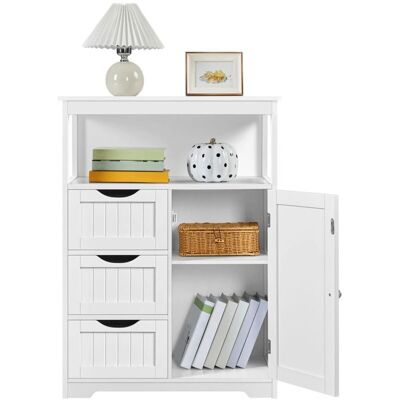 YAHEETECH - Armario de baño - 66x35x90 cm - Madera YAHEETECH - Armario de baño - 66x35x90 cm - Madera