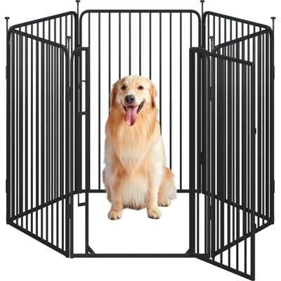 Yaheetech - 6-panel 100cm - Cerradura integrada - Parque para perros Yaheetech - 6-panel 100cm - Cerradura integrada - Parque para perros