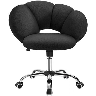 Yaheetech - Silla de oficina - Altura ajustable - Negro - 136 kg Yaheetech - Silla de oficina - Altura ajustable - Negro - 136 kg