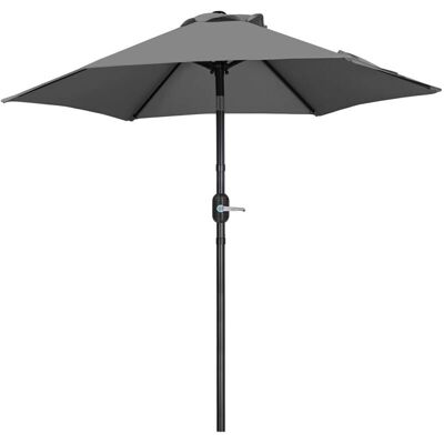 Yaheetech - Round Garden Umbrella - Rojo - UPF 50+ - Umbrella Yaheetech - Round Garden Umbrella - Rojo - UPF 50+ - Umbrella