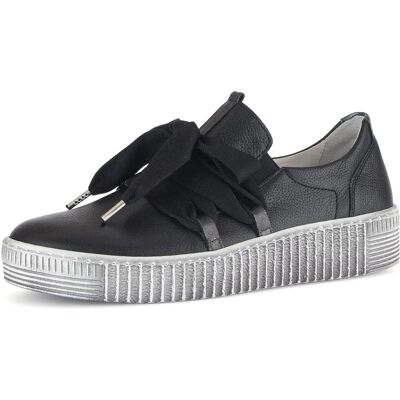 Gabor Waltz Womens Casual Trainers - Black (Smokey) - Casual Trainers Gabor Waltz Womens Casual Trainers - Black (Smokey) - Casual Trainers