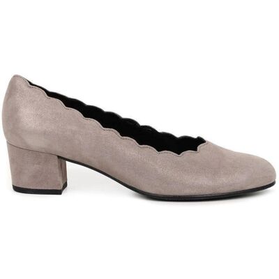 Gabor Gigi Womens Court Shoes - Fumo Drill Suede, Size 7 Gabor Gigi Womens Court Shoes - Fumo Drill Suede, Size 7