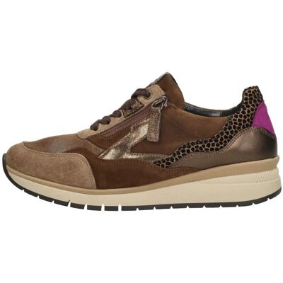 Gabor Capri - Lederen Sneakers, Extra Wide K, Vrijetijdsschoenen Gabor Capri - Lederen Sneakers, Extra Wide K, Vrijetijdsschoenen