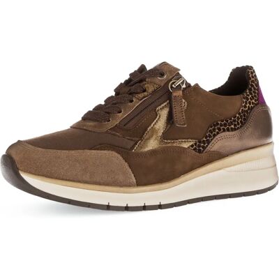 Gabor 56.306.63 Bruin Sneakers - Comfortabele Schoen Gabor 56.306.63 Bruin Sneakers - Comfortabele Schoen