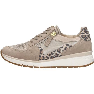 Gabor Taupe Suède Sneakers - Sneakers Gabor Taupe Suède Sneakers - Sneakers