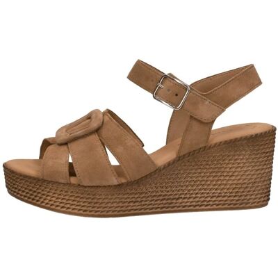 Gabor Wedge Sandal bruin - Schoenen Gabor Wedge Sandal bruin - Schoenen