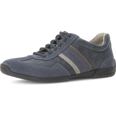 Pius Gabor Heren sneakers in donkerblauw - Veloursleder en kunstleer Pius Gabor Heren sneakers in donkerblauw - Veloursleder en kunstleer