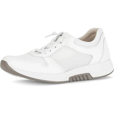 Gabor ROLLINGSOFT Damskie Białe Sneakers - Sneakers Gabor ROLLINGSOFT Damskie Białe Sneakers - Sneakers
